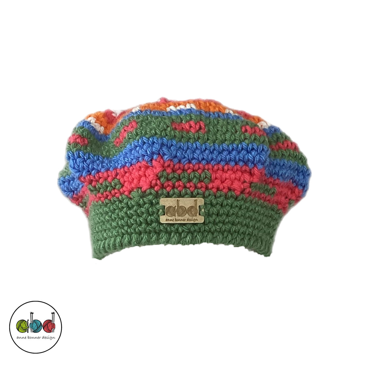 Handmade Crochet Beret Hat - One of a Kind | AH006
