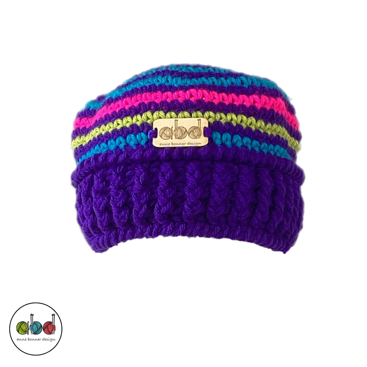 Handmade Crochet Beanie Hat - One of a Kind | AH032