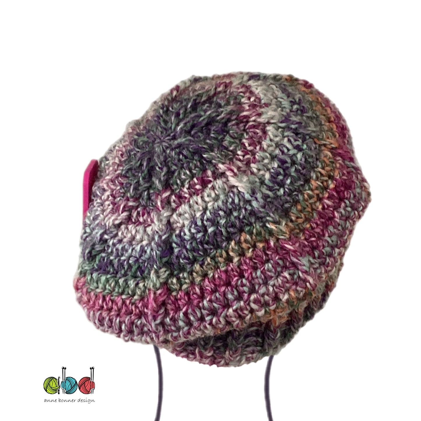 Handmade Crochet Beret Hat - One of a Kind | AH019