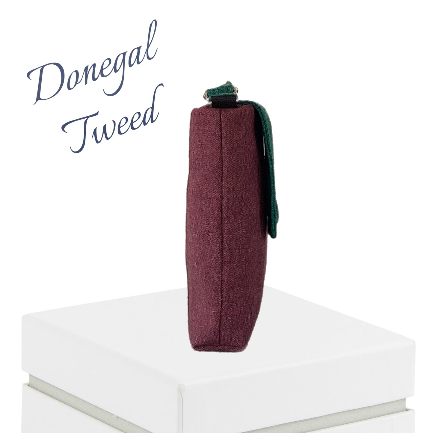 Handcrafted Donegal Tweed Crossbody Bag – One of a Kind |CB010