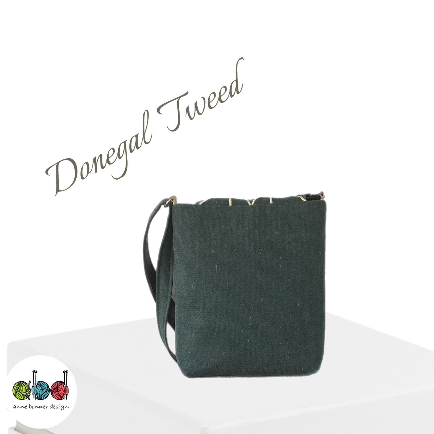 Handcrafted Donegal Tweed Crossbody Bag – One of a Kind |CB014