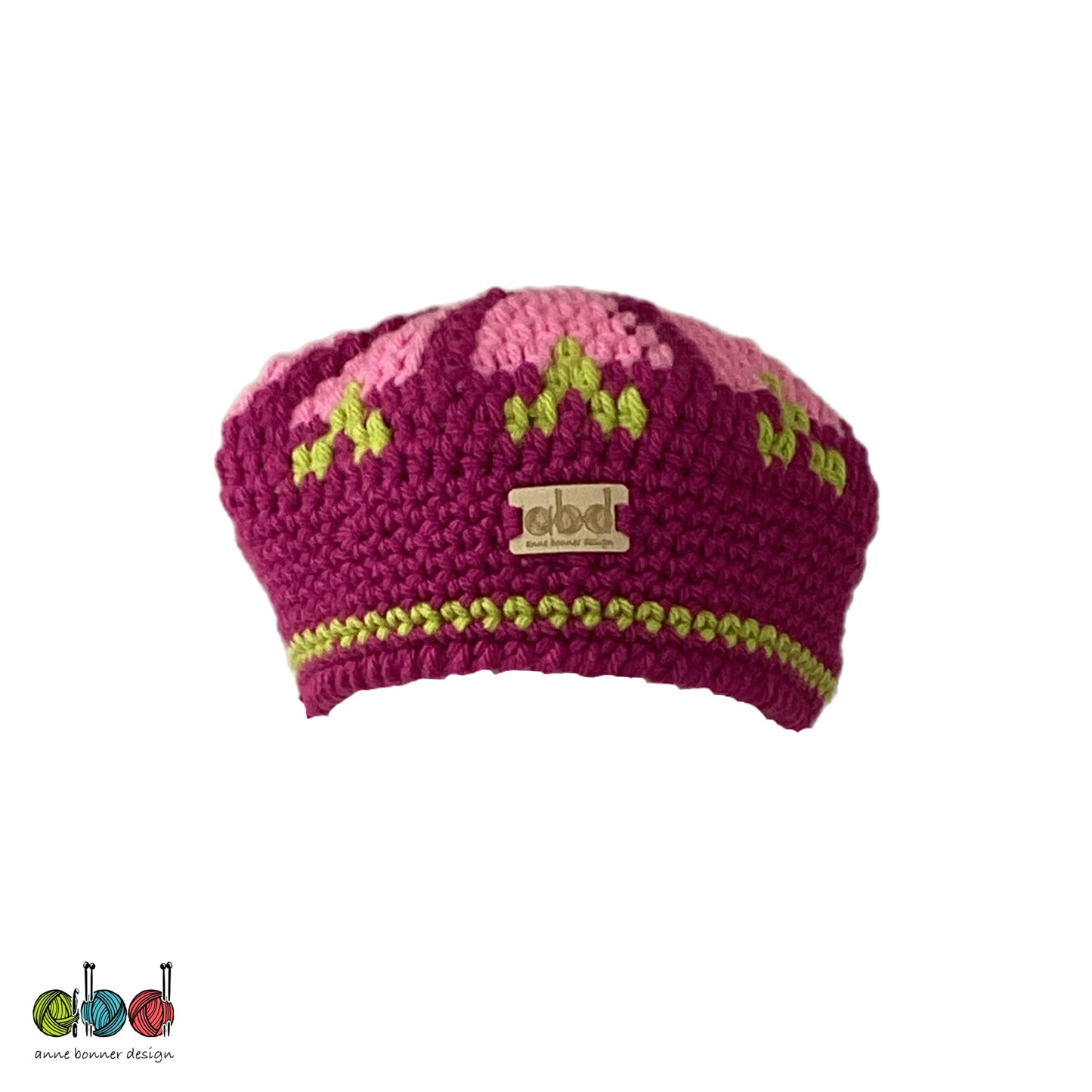 Handmade Crochet Beret Hat - One of a Kind | AH009