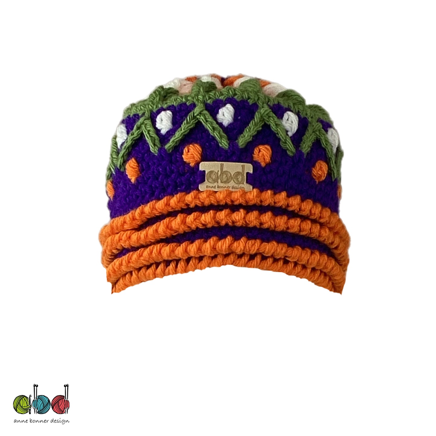 Handmade Crochet Beanie Hat - One of a Kind | AH023
