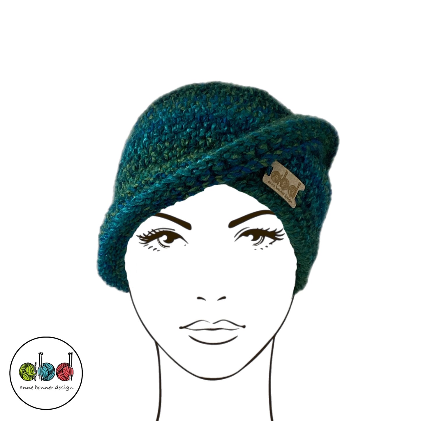 Handmade Crochet Beanie Hat - One of a Kind | AH028