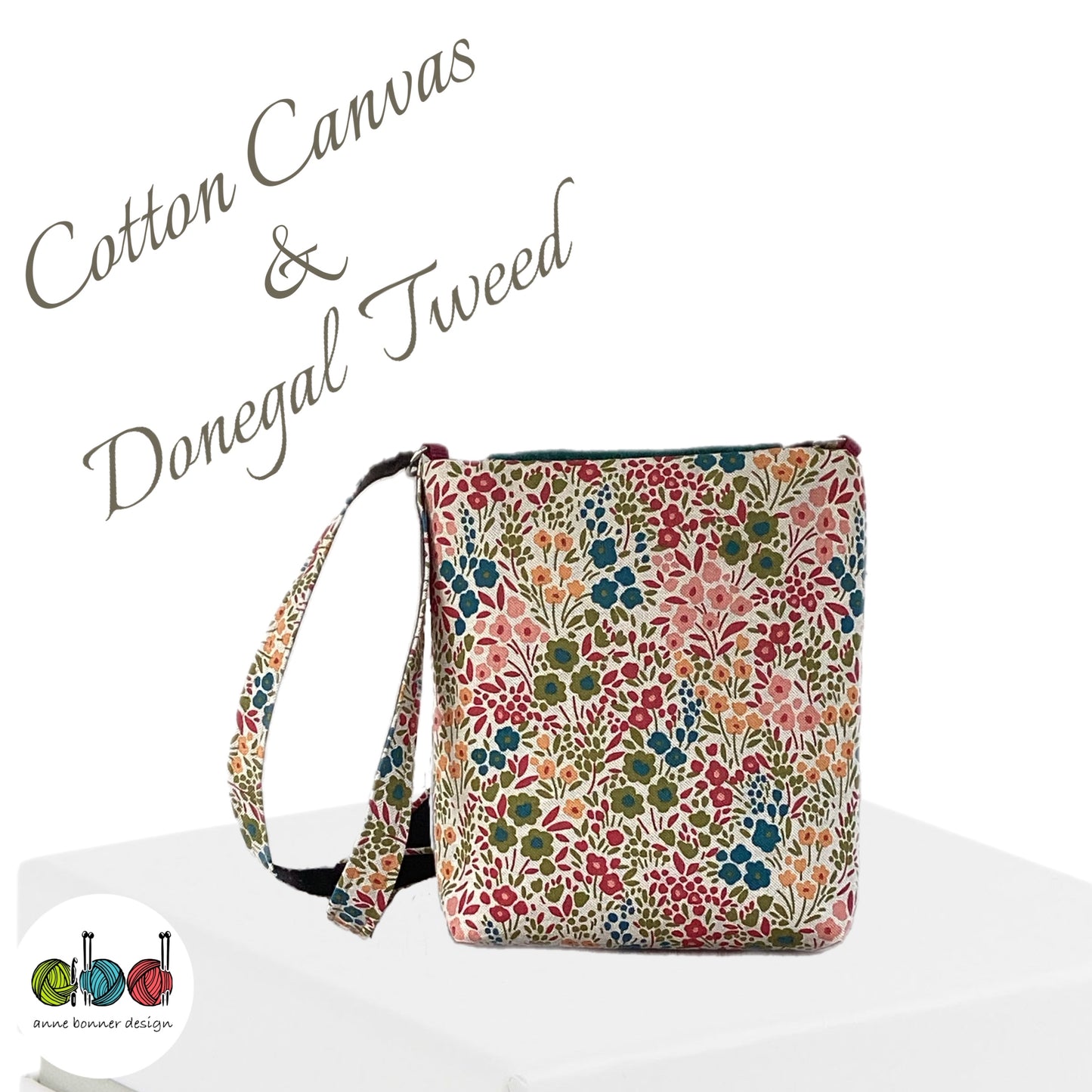 Handcrafted Donegal Tweed Crossbody Bag – One of a Kind |CB018