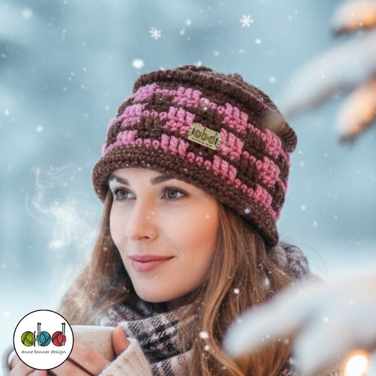 Handmade Crochet Cloche Hat - One of a Kind | AH007