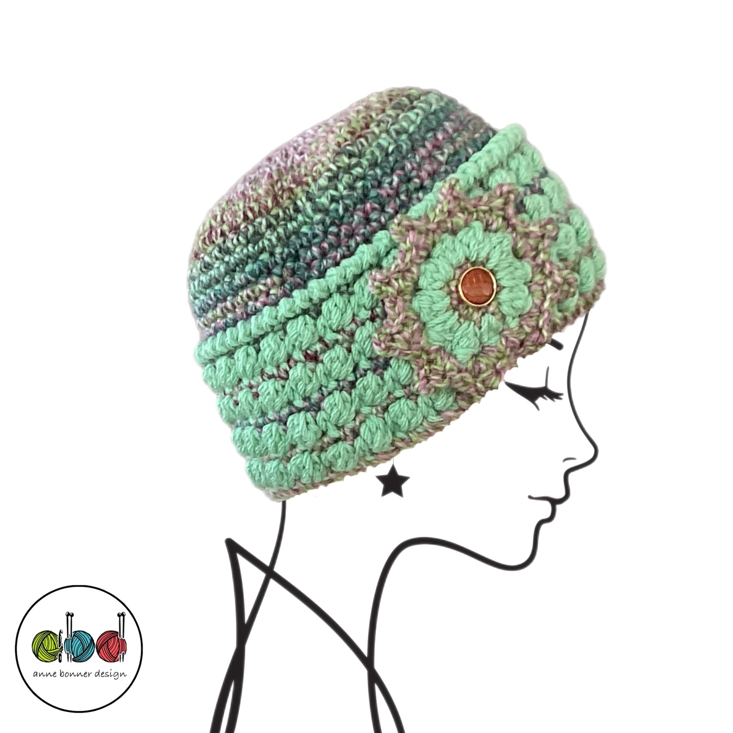 Handmade Crochet Beanie Hat - One of a Kind | AH016