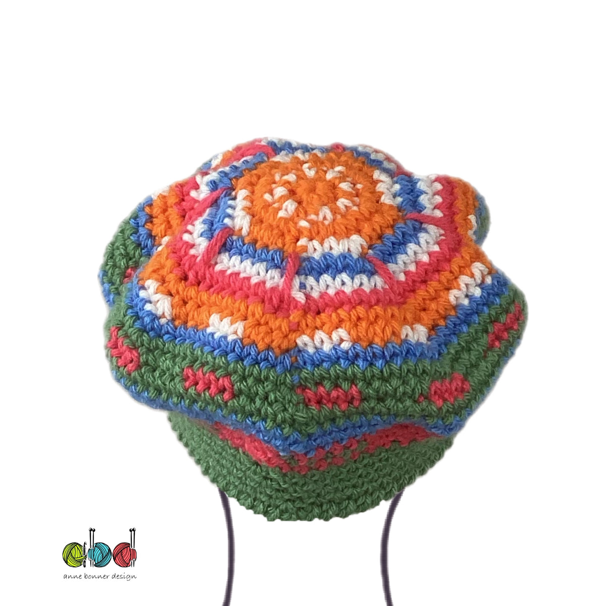 Handmade Crochet Beret Hat - One of a Kind | AH006