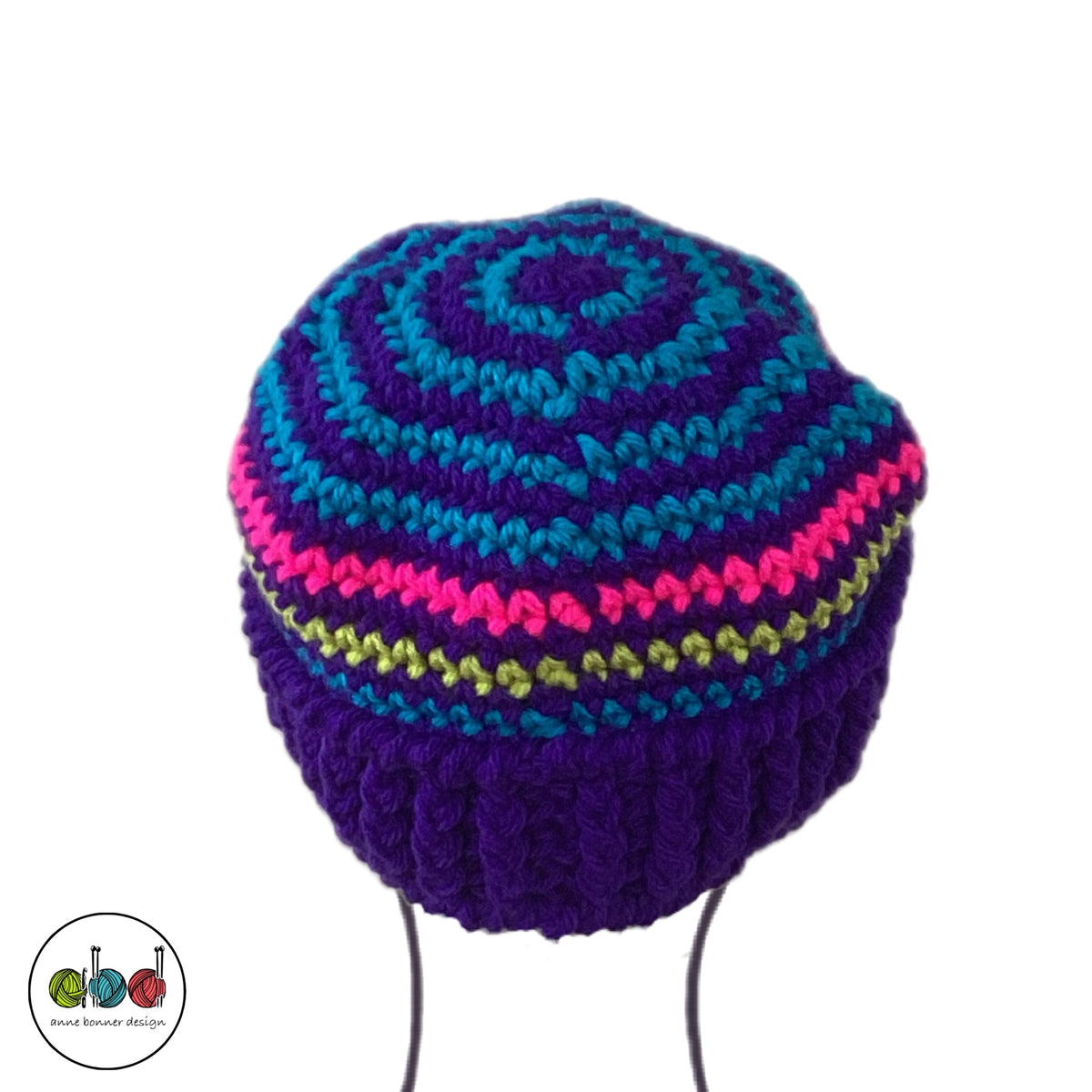 Handmade Crochet Beanie Hat - One of a Kind | AH032