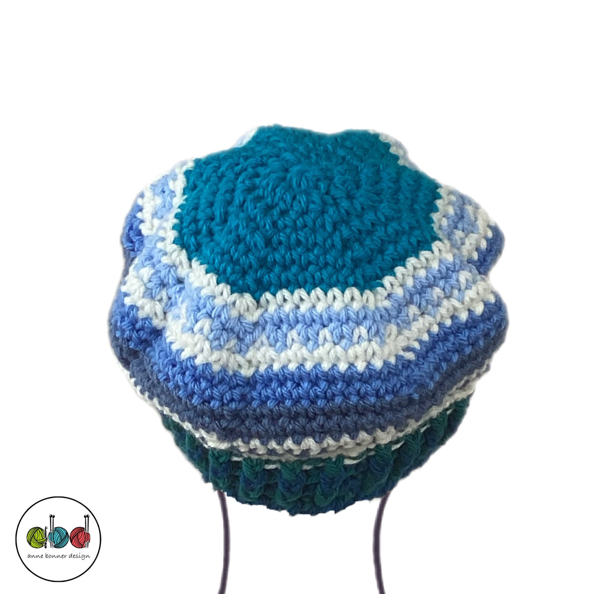 Handmade Crochet Beret Hat - One of a Kind | AH009