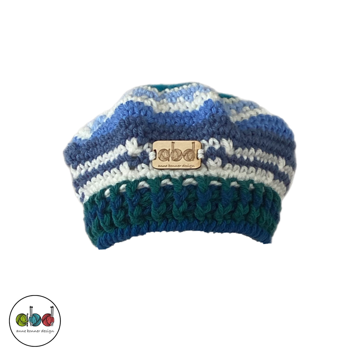 Handmade Crochet Beret Hat - One of a Kind | AH009