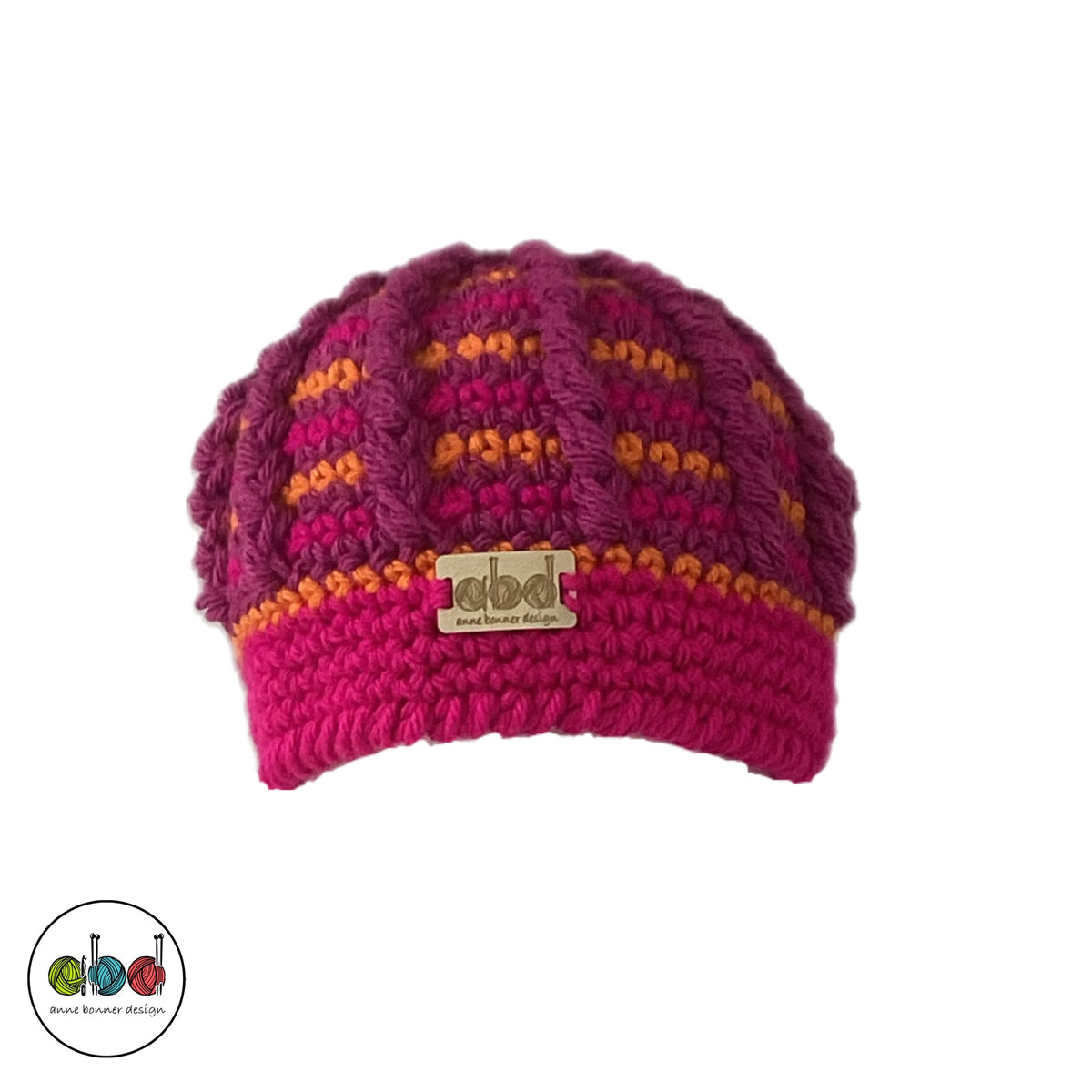 Handmade Crochet Beanie Hat - One of a Kind | AH016