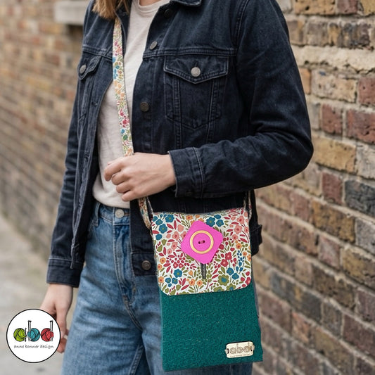 Handcrafted Crossbody Phone Bag – One of a Kind | PB003