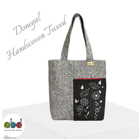 Handcrafted Donegal Tweed Tote Bag – One of a Kind | TB008