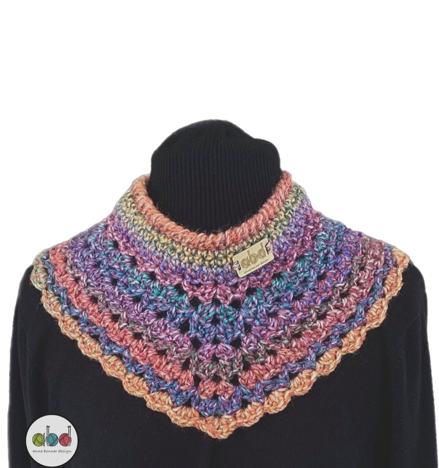 Handmade Crochet Neckwarmer - One of a Kind |  NW013