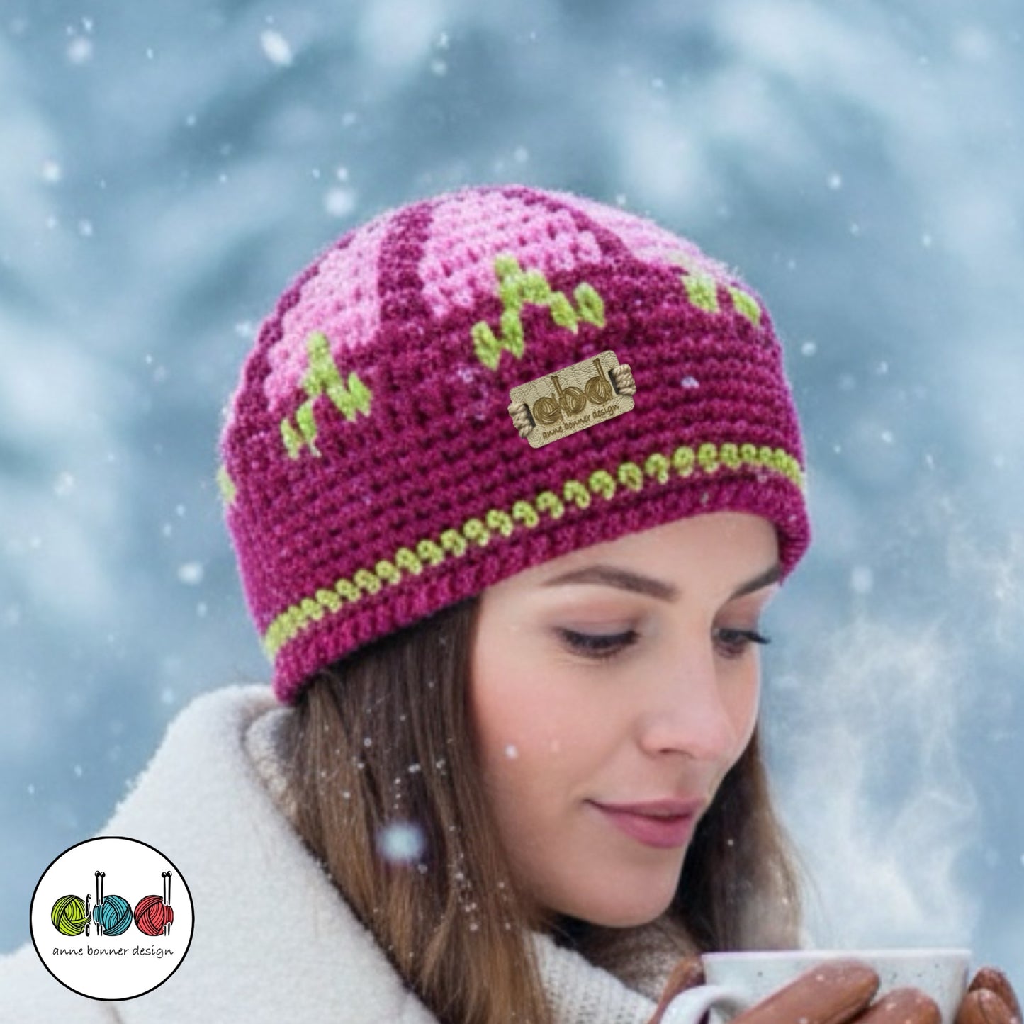 Handmade Crochet Beret Hat - One of a Kind | AH009