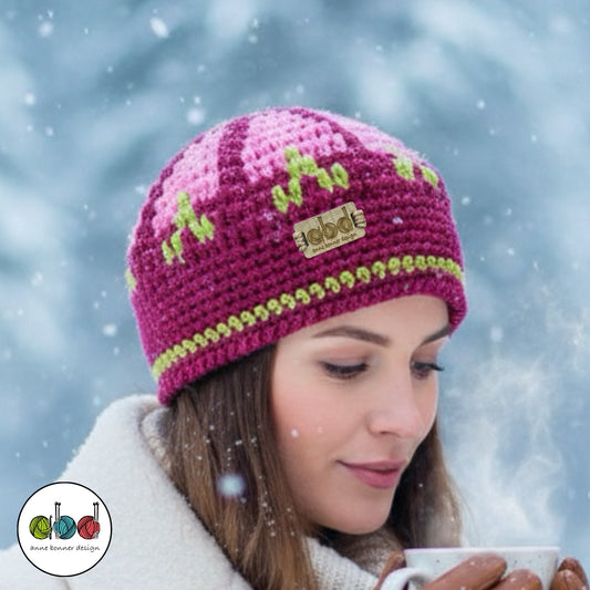 Handmade Crochet Beret Hat - One of a Kind | AH009