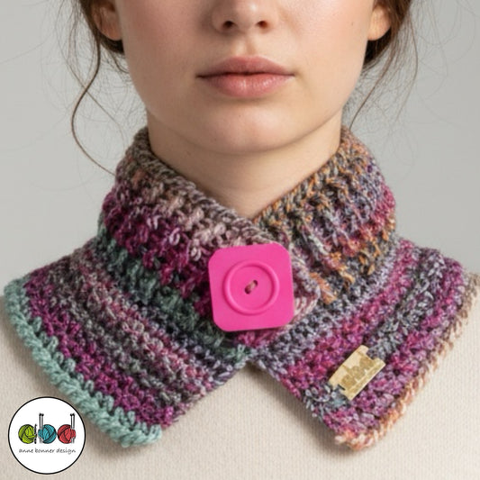 Handmade Crochet Neckwarmer - One of a Kind |  NW008