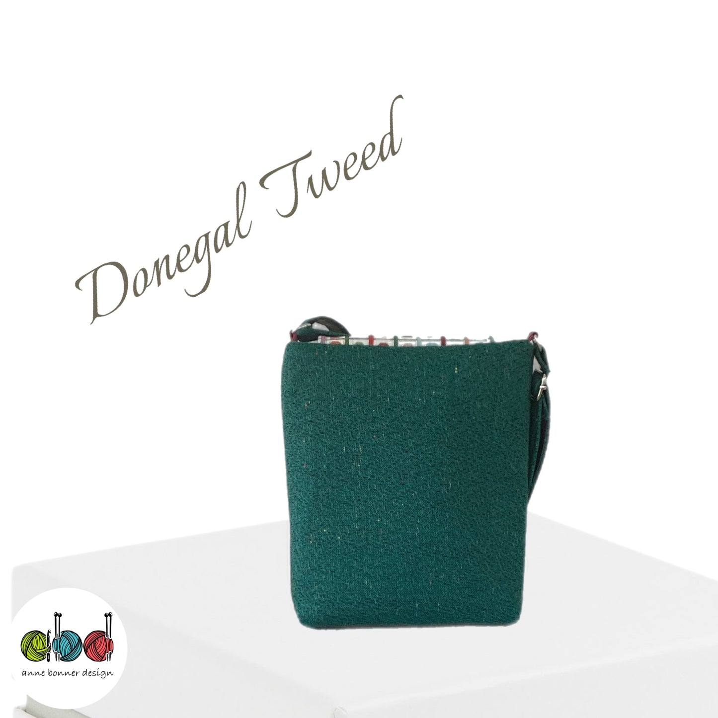 Handcrafted Donegal Tweed Crossbody Bag – One of a Kind |CB015