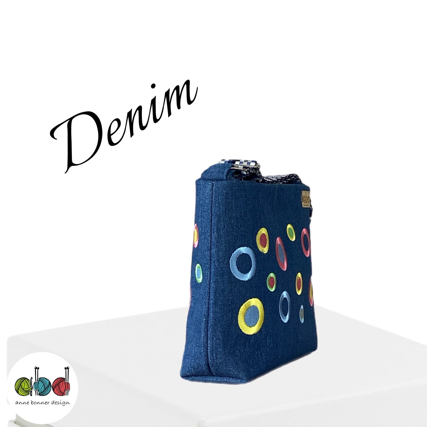 Handcrafted Denim Crossbody Bag – One of a Kind | CB018