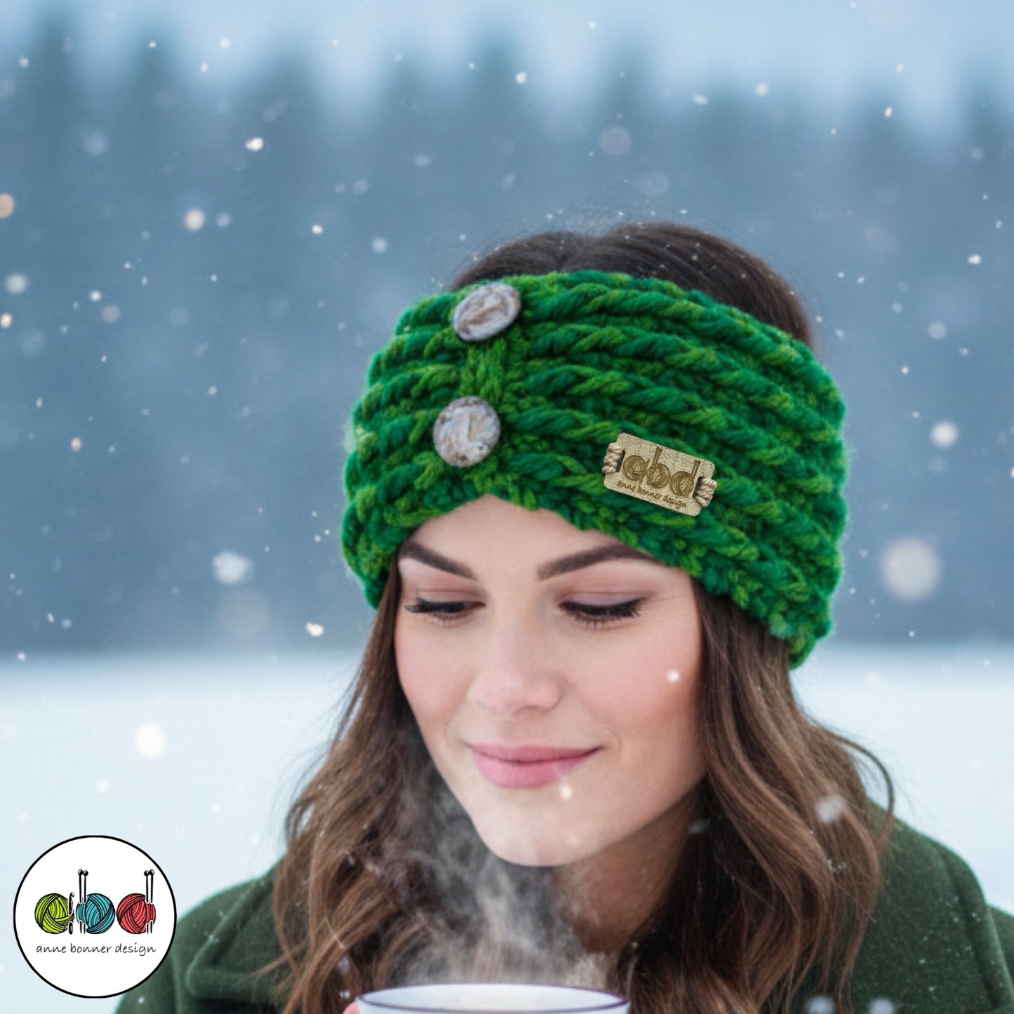 Handmade Crochet Headband - One of a Kind |  HB005