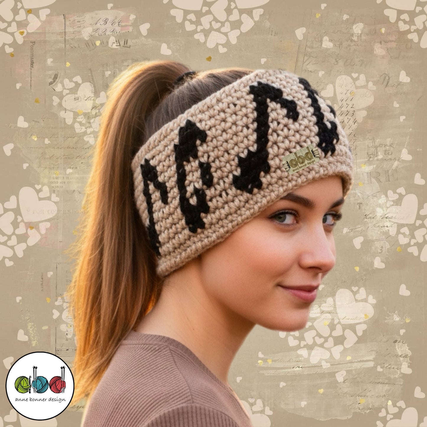 Handmade Crochet Headband - One of a Kind |  HB002