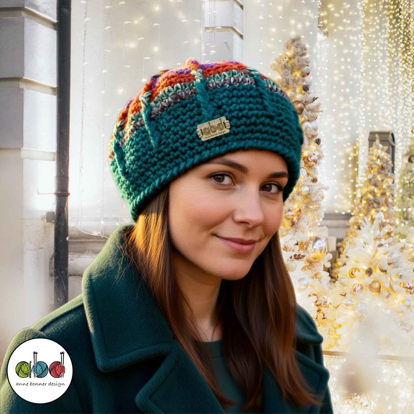 Handmade Crochet Beret Hat - One of a Kind | AH026