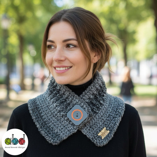 Handmade Crochet Neckwarmer - One of a Kind |  NW010