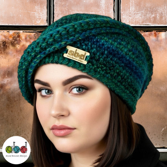 Handmade Crochet Beanie Hat - One of a Kind | AH028