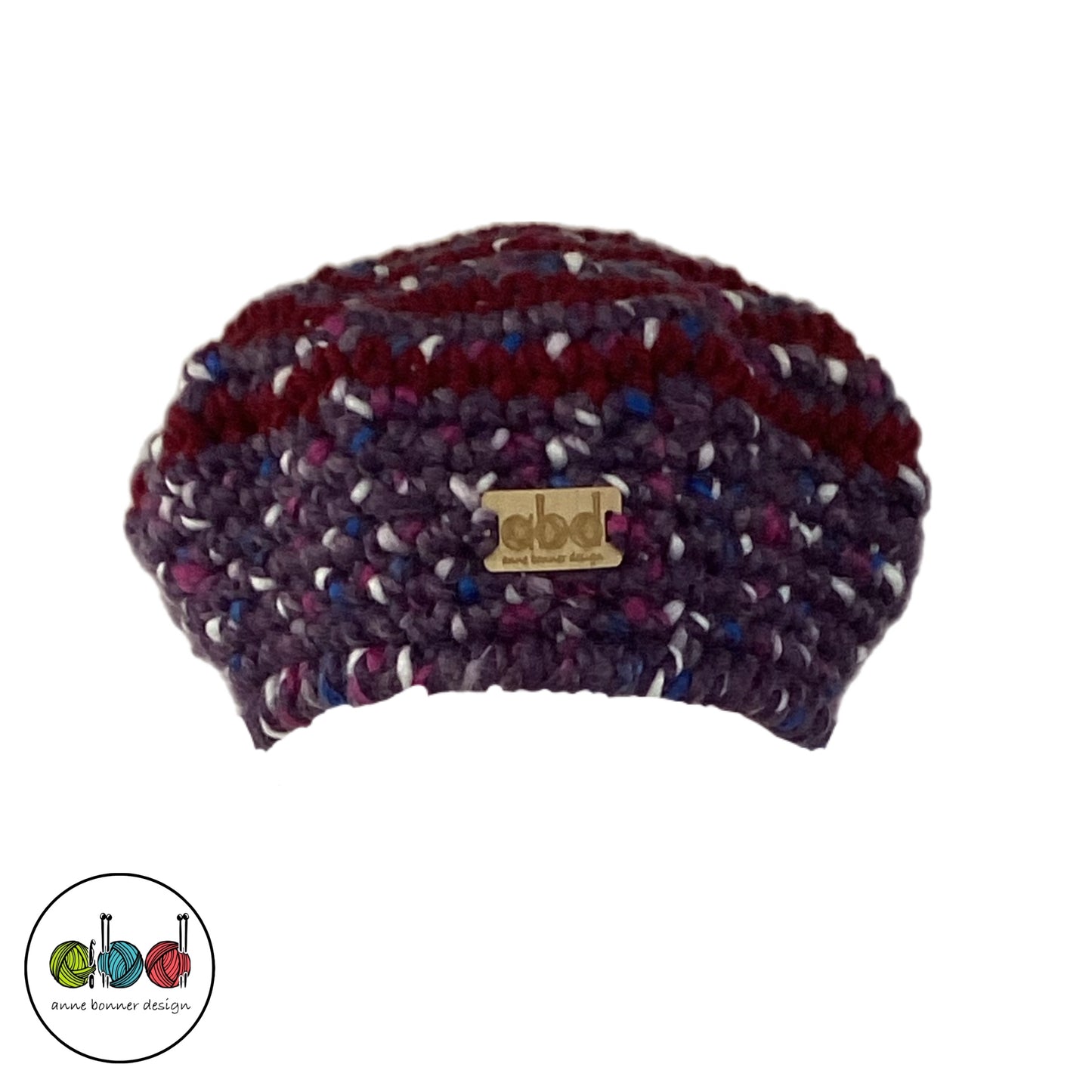 Handmade Crochet Beret Hat - One of a Kind | AH025