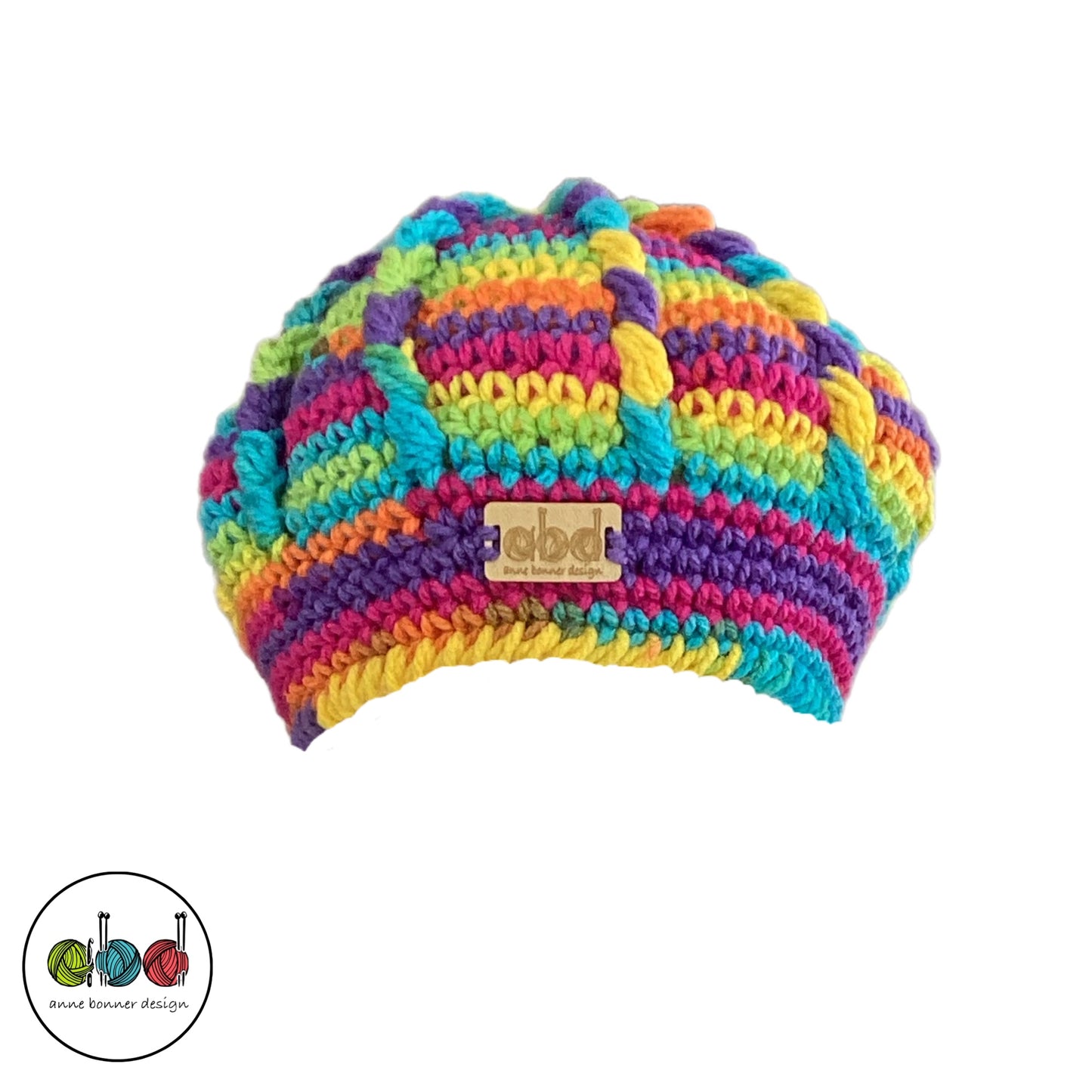 Handmade Crochet Beret Hat - One of a Kind | AH013