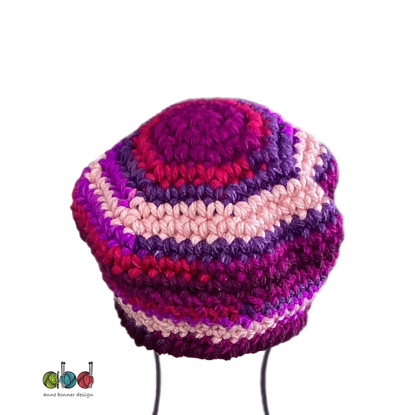 Handmade Crochet Beret Hat - One of a Kind | AH027