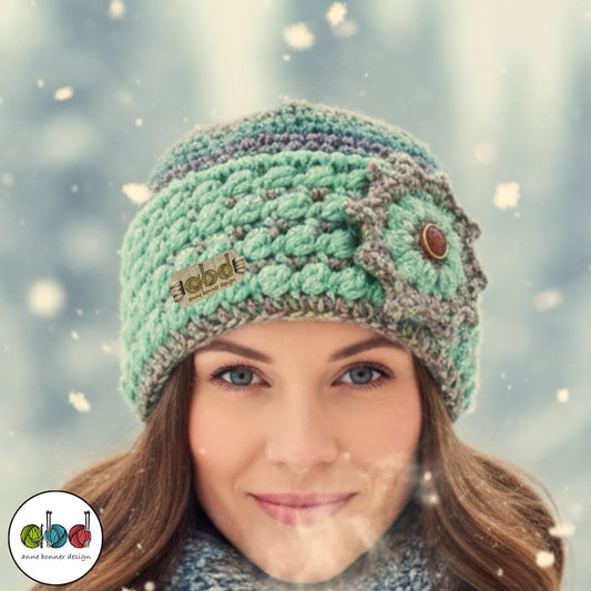 Handmade Crochet Beanie Hat - One of a Kind | AH016