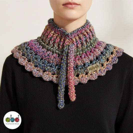 Handmade Crochet Neckwarmer - One of a Kind |  NW011