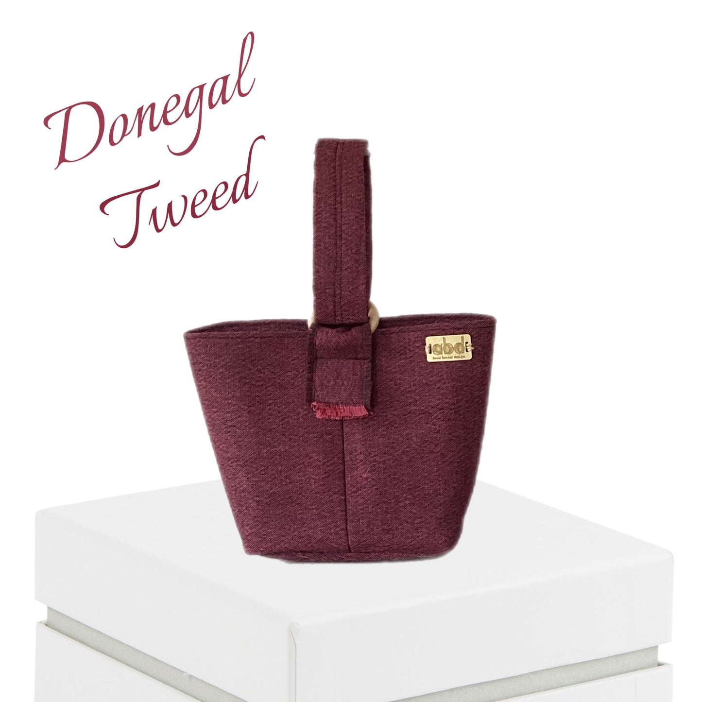 Handcrafted Donegal Tweed Wrist Bag – One of a Kind | WB008