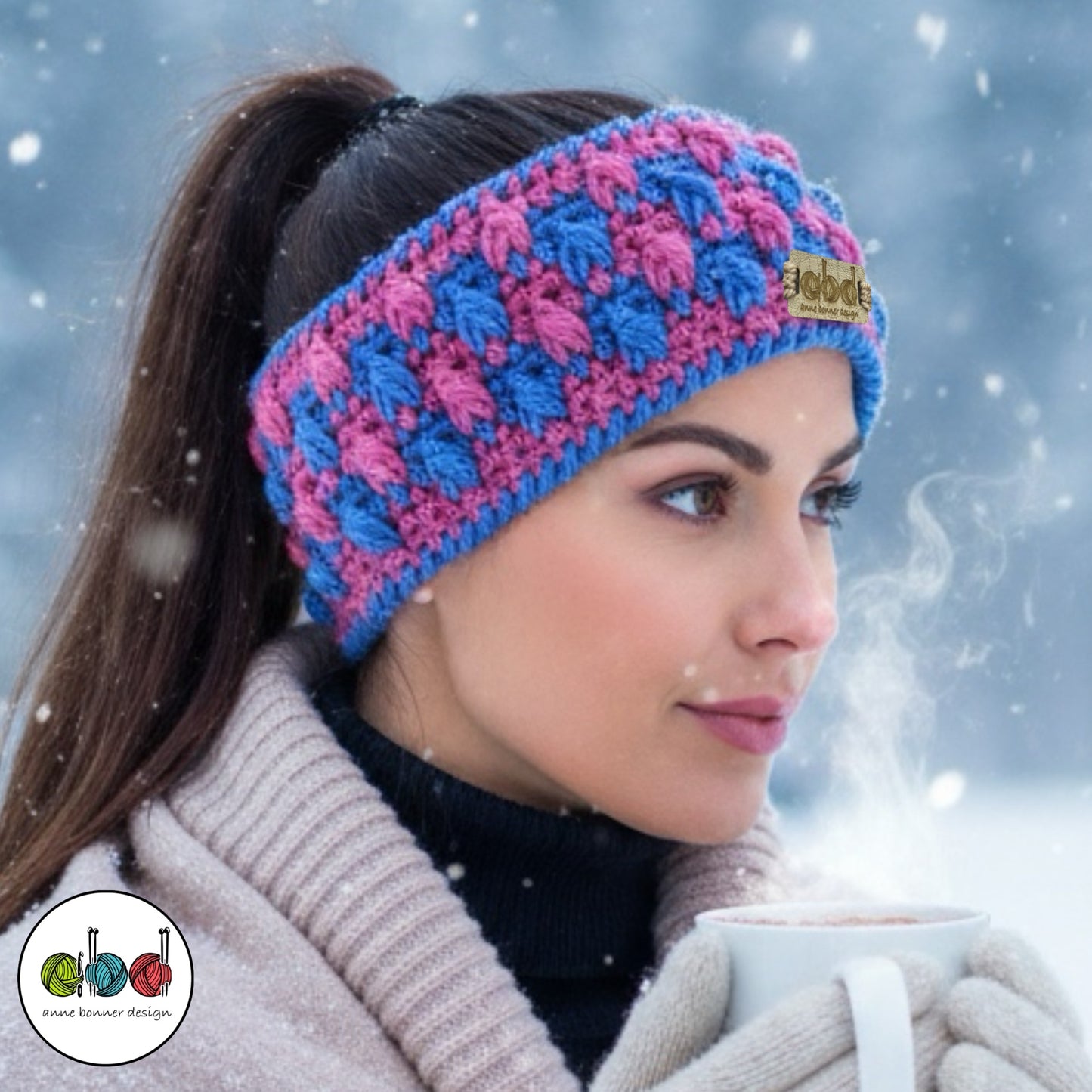 Handmade Crochet Headband - One of a Kind |  HB014