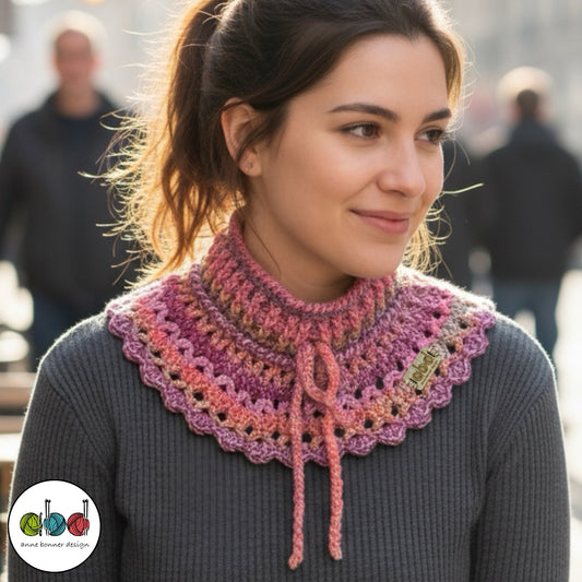 Handmade Crochet Neckwarmer - One of a Kind |  NW006