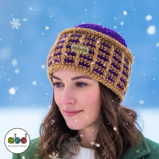 Handmade Crochet Beanie Hat - One of a Kind | AH021
