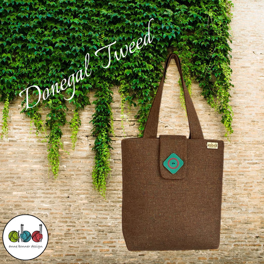 Handcrafted Donegal Tweed Tote Bag – One of a Kind | TB010