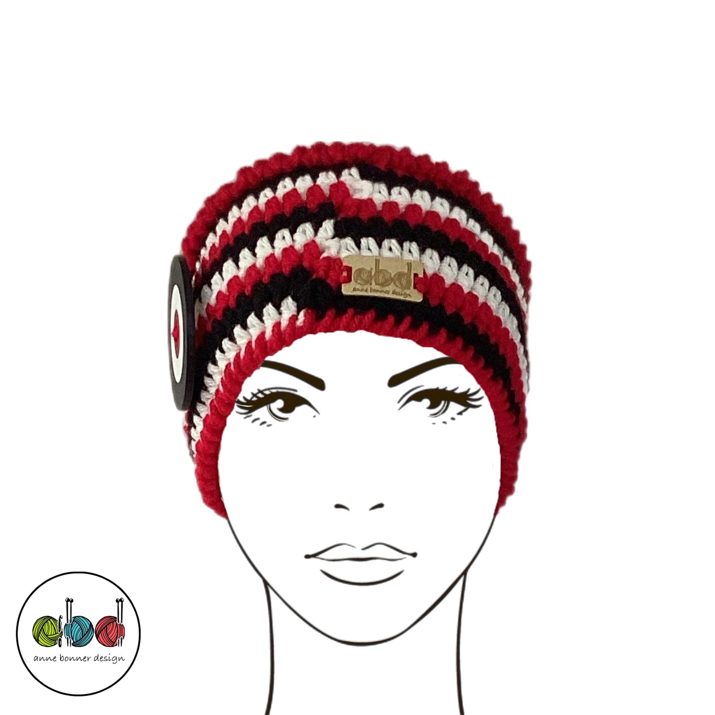 Handmade Crochet Beanie Hat - One of a Kind | AH004