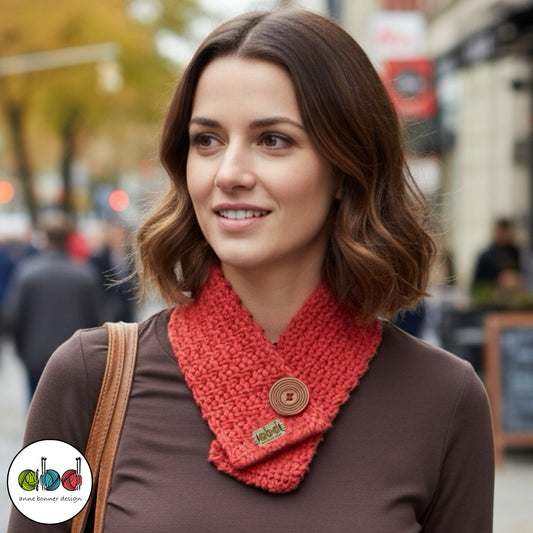 Handmade Crochet Neckwarmer - One of a Kind |  NW012