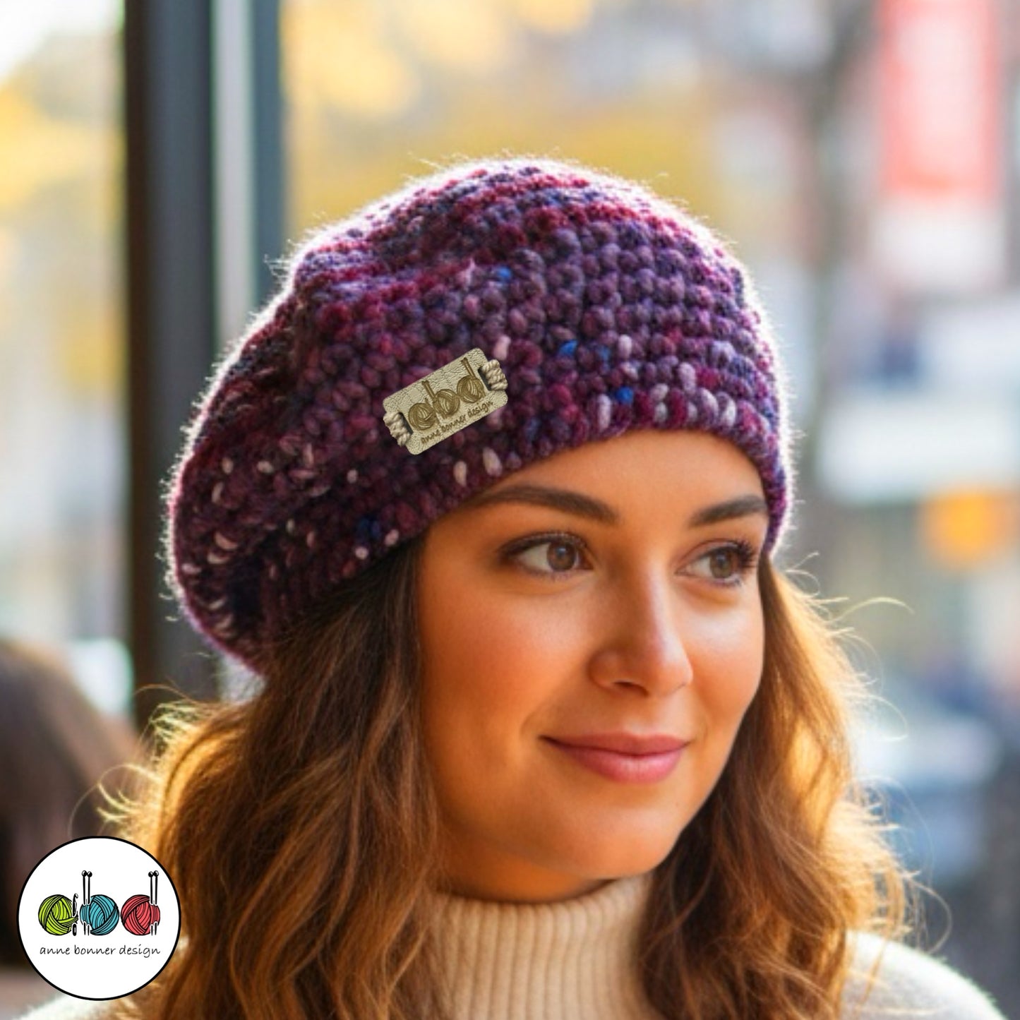 Handmade Crochet Beret Hat - One of a Kind | AH025