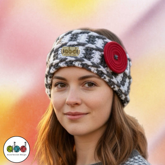 Handmade Crochet Headband - One of a Kind | HB007