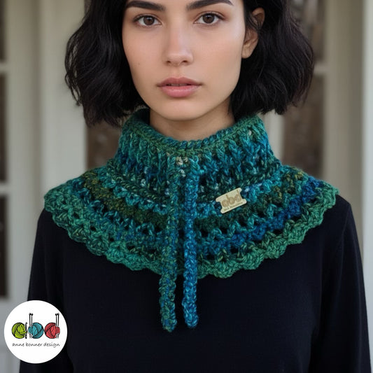 Handmade Crochet Neckwarmer - One of a Kind |  NW005