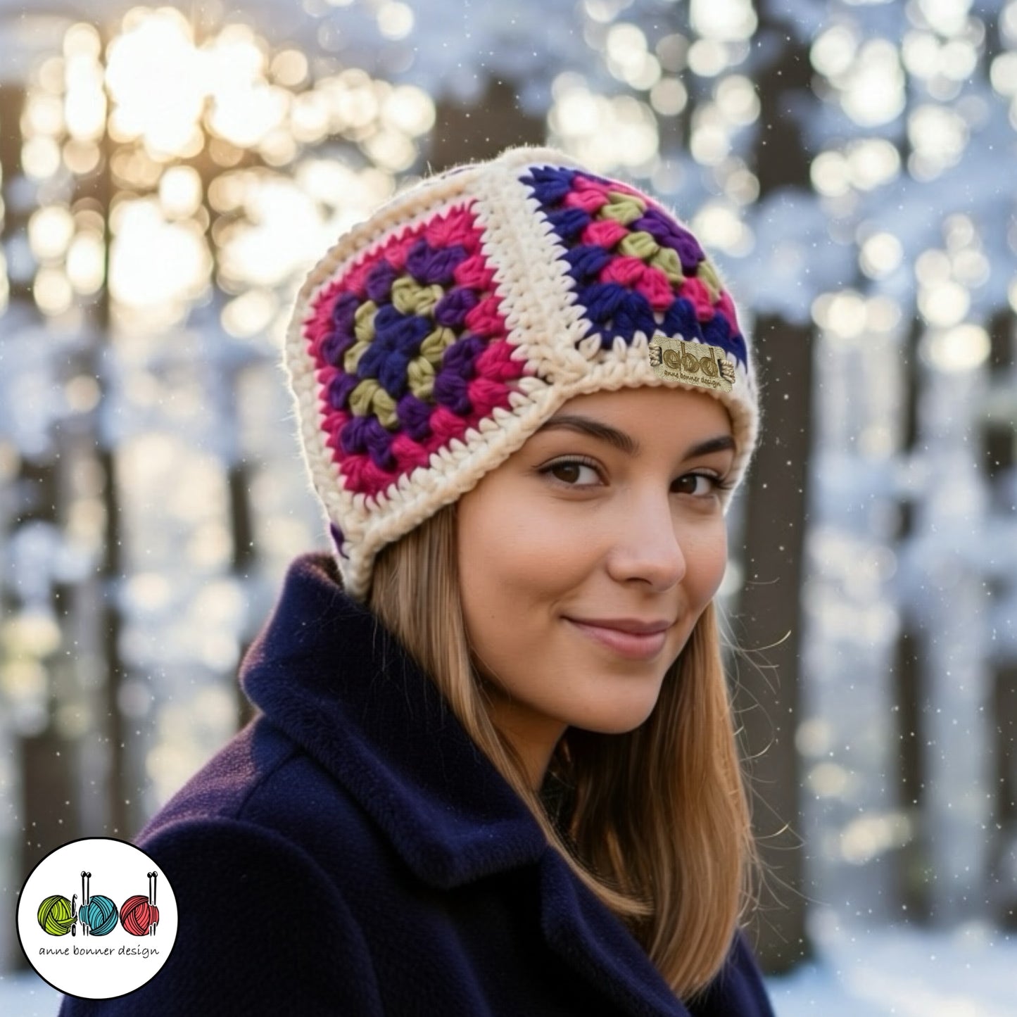 Handmade Crochet Beanie Hat - One of a Kind | AH010