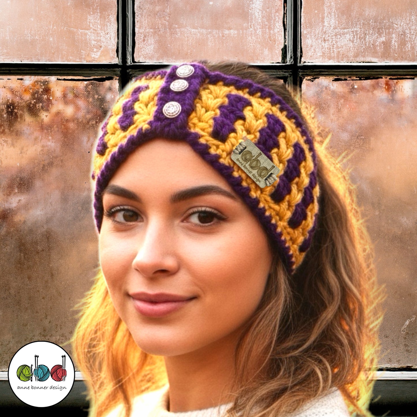 Handmade Crochet Headband - One of a Kind |  HB015