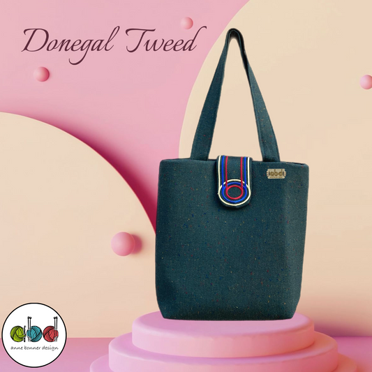 Handcrafted Donegal Tweed Tote Bag – One of a Kind | TB013