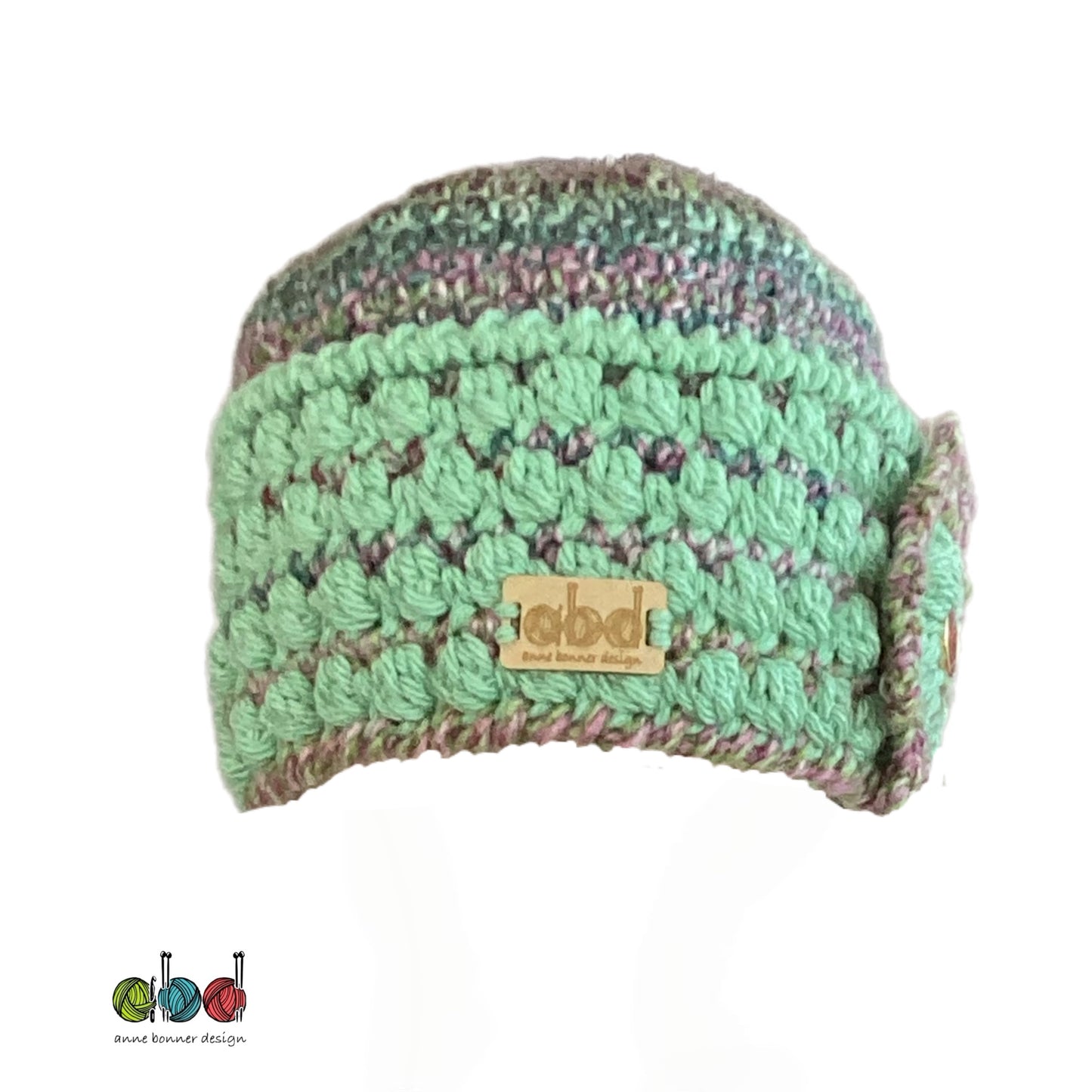 Handmade Crochet Beanie Hat - One of a Kind | AH016