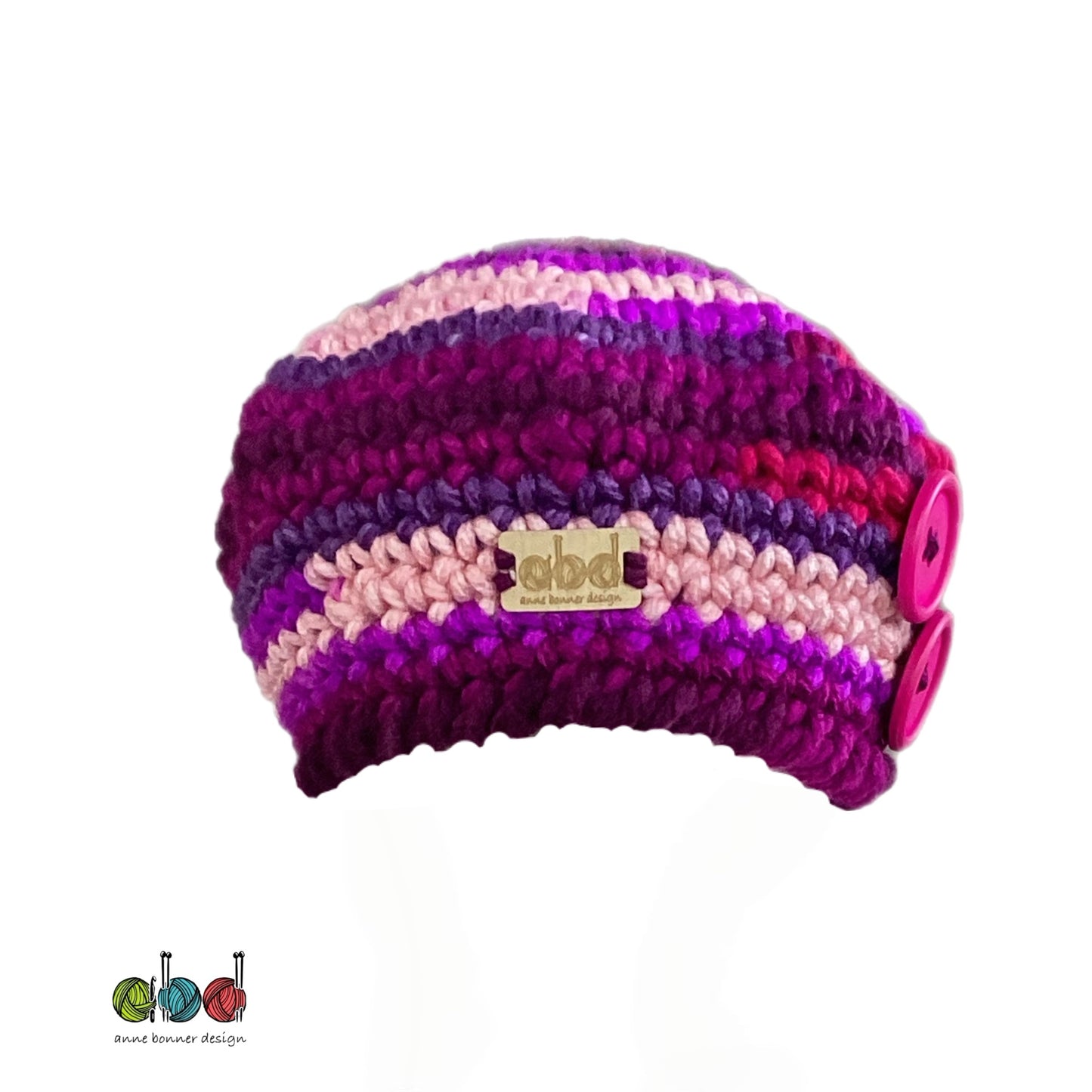 Handmade Crochet Beret Hat - One of a Kind | AH027