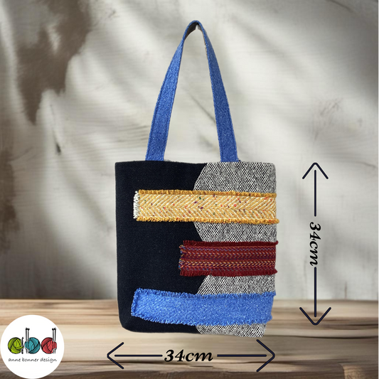 Handcrafted Donegal Tweed Tote Bag – One of a Kind | TB002